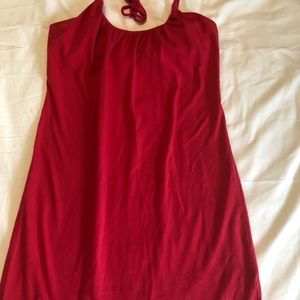 Victoria’s Secret cotton halter mini dress